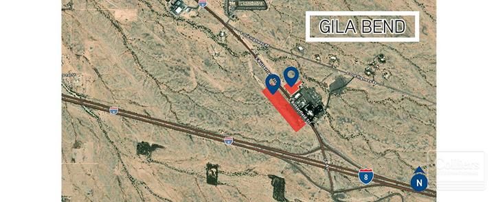 Commercial Land for Sale in Ehrenberg - Gila Bend - Eloy in Arizona: 14132 Flying J Rd, Ehrenberg, AZ 85334